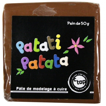 9811 - 3700443598115 - MegaCrea DIY - Pâte polymère à modeler Patati Patata Marron 50 g - 3