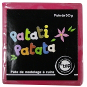 Pâte polymère à modeler Patati Patata Rose 50 g