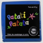 Pâte polymère à modeler Patati Patata Bleu roi 50 g