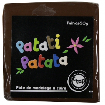 9892 - 3700443598924 - MegaCrea DIY - Pâte polymère à modeler Patati Patata Brun 50 g