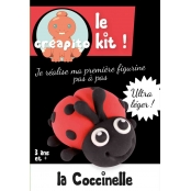 Kit Pâte à modeler enfant Creapito La coccinelle