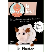 Kit Pâte à modeler enfant Creapito Le mouton