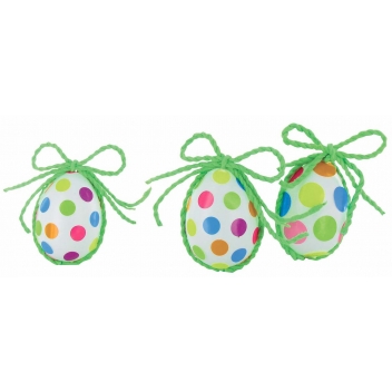 8092 - 3700443580929 - MegaCrea DIY - Oeuf en plastique 4 x 3 cm Blanc 12 pièces