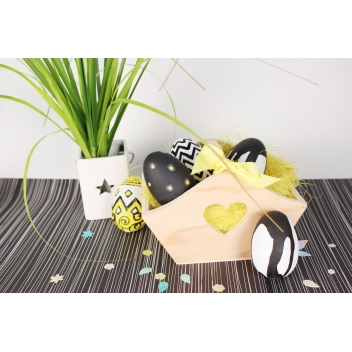 8090 - 3700443580905 - MegaCrea DIY - Oeuf en plastique 6 x 4,5 cm Blanc 6 pièces - 3