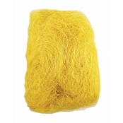 Paille jaune pour nid d'oiseau pour décoration Pâques 20 g