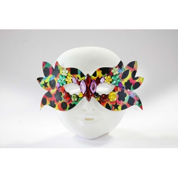 8166 - 3700443581667 - MegaCrea DIY - Masques enfant à gratter 22 x 15 cm x 4 pièces