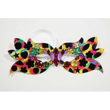 8166 - 3700443581667 - MegaCrea DIY - Masques enfant à gratter 22 x 15 cm x 4 pièces - 2