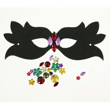 8166 - 3700443581667 - MegaCrea DIY - Masques enfant à gratter 22 x 15 cm x 4 pièces - 5