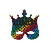 Masques à gratter 23 cm Idéal pour activité manuelle avec les enfant