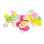 Confettis pastel 3,5 à 4 cm 120 pièces