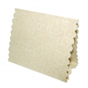 Marque place coton naturel 8 x 7 cm 4 pièces