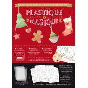 Kit Plastique magique translucide Noël Tradition x3