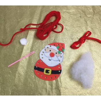 3705 - 3700443537053 - MegaCrea DIY - Décoration de Noel en feutrine Père Noël - 2