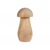 Champignon Bolet en bois Grand modèle 10,5x5,5 cm