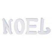 Mot Noël en polystyrène 32x12 cm
