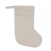Chaussette de Noel en coton à colorier 23 cm