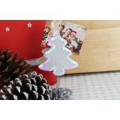 Marque-place ou Porte-photo en bois Sapin 7,5x12,5 cm