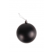 Boule en plastique effet tableau noir 8 cm 2 pièces