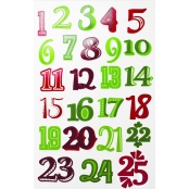 Gommettes pour Calendrier de l\'Avent 150 pièces
