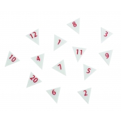 Fanion en feutrine pour Calendrier de l\'Avent 48 pièces