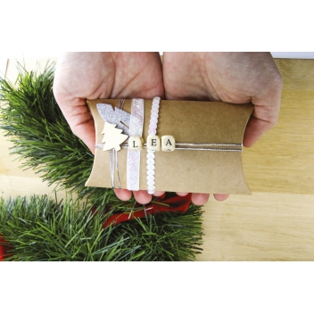 3663 - 3700443536636 - MegaCrea DIY - Plumes en papier Argenté 8cm 24 pièces