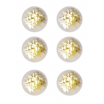 3018 - 3700443530184 - MegaCrea DIY - Sequins de Noel Doré 6 pièces