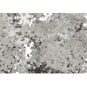 Sequins flocons argent 1,3 cm 50 g