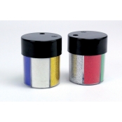 Paillettes à saupoudrer 6 couleurs 60 g