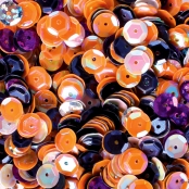 Sequins Halloween Ø 6 mm 5 couleurs 100 g