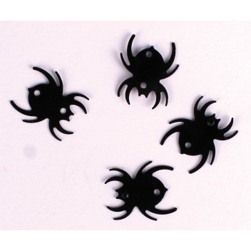 2943 - 3700443529430 - MegaCrea DIY - Sequins Araignée noir 1,4 cm 50 g - 2