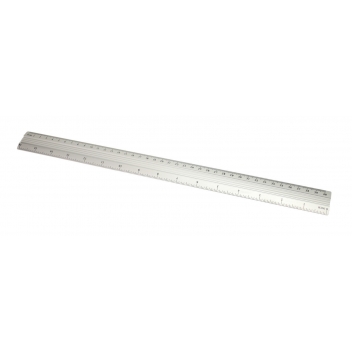 4904 - 3700443549049 - MegaCrea DIY - Grande règle graduée en aluminium 40 cm