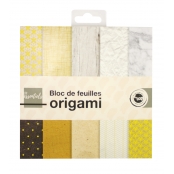 Carnet papier origami 15,2 cm Motifs assortis 20 feuilles