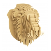 Maquette en carton Trophée Lion 25 x 32 x 24 cm