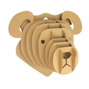 Maquette en carton Trophée Ours 32 x 28 x 18 cm
