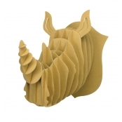 Maquette en carton Trophée Rhinocéros 25 x 20 x 27 cm