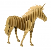Maquette en carton Licorne 26 x 16 x 7 cm