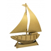 Maquette en carton Bateau Voilier 36 x 45 x 10 cm