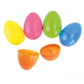 Oeuf en plastique Déco de Pâques Coloré 8cm 5 pièces