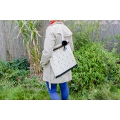 Sac en coton à décorer Tote bag 38x42 cm Anses longues 70 cm