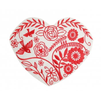 3890 - 3700443538906 - MegaCrea DIY - Maxi patch brodé Coeur 19 x 17 cm - 2