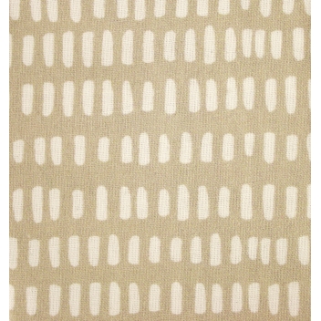 3707 - 3700443537077 - MegaCrea DIY - Coupon de tissu DIY - Taupe motif blanc 50 x 140 cm - 3