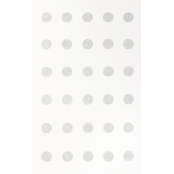 Motif Thermocollant transfert Customisation textile Rond Argenté 1 cm