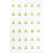 Motif Thermocollant transfert Customisation textile Triangle Doré 1 cm