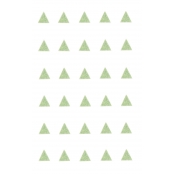 Motif Thermocollant transfert Customisation textile Triangle Argenté 1cm