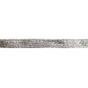 Ruban pailleté glitter argenté 10 mm x 1 m