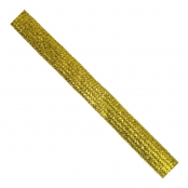 Ruban pailleté glitter Doré 10 mm x 1 m