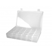 Boite en plastique organiseur pour ranger les perles 36 cases 27,5 cm