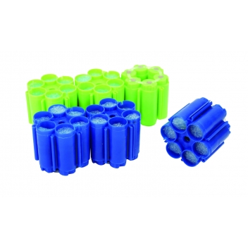 4986 - 3700443549865 - MegaCrea DIY - Recharge pour pistolet à confettis 6 pièces