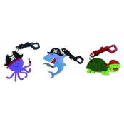 Kit enfant Porte-clefs Pirate : 18 formes mousse pour créer 3 porte-clés