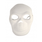 Masque enfant tête de mort + élastique 21,5 x 16 cm
